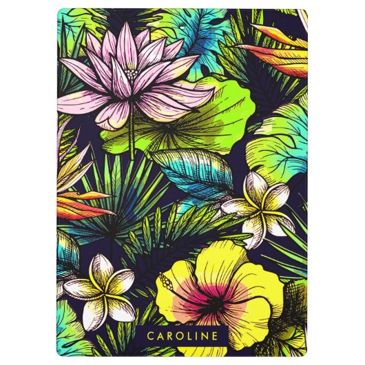 Floral Pattern Klembord (Achterkant)