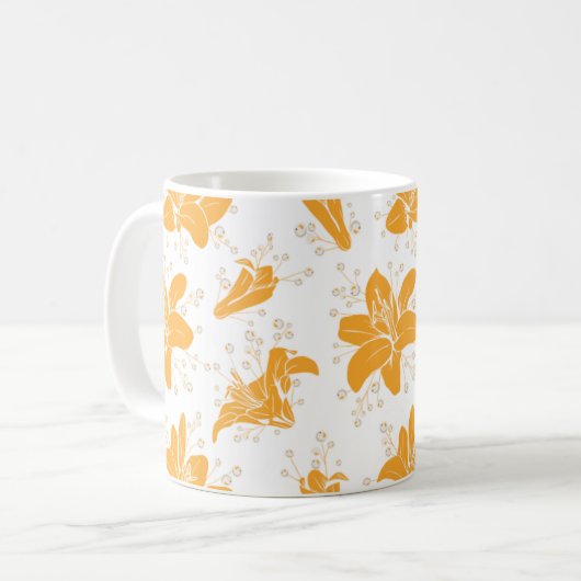Floral Pattern  Koffiemok (Voorkant links)