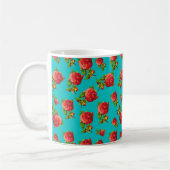  Floral Pattern Koffiemok (Links)