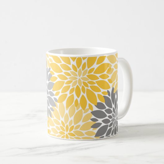 Floral Pattern Koffiemok (Voorkant rechts)