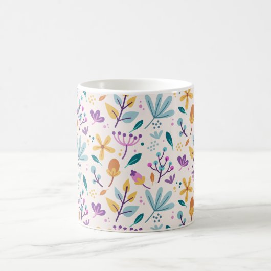Floral Pattern Koffiemok (Center)