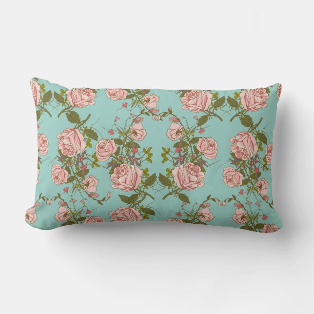 Floral Pattern Kussen (Voorkant)