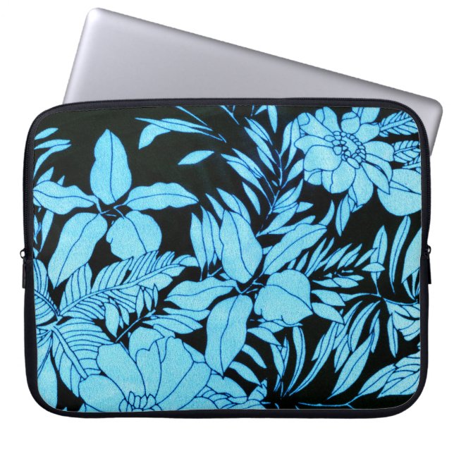 Floral Pattern Laptop Sleeve (Voorkant)