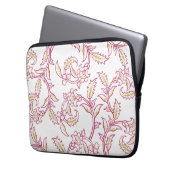 Floral Pattern Laptop Sleeve – Modern Aesthetic Pr (Voorkant Links)