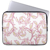Floral Pattern Laptop Sleeve – Modern Aesthetic Pr (Voorkant)