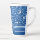 Floral Pattern Latte Mok (Rechts)