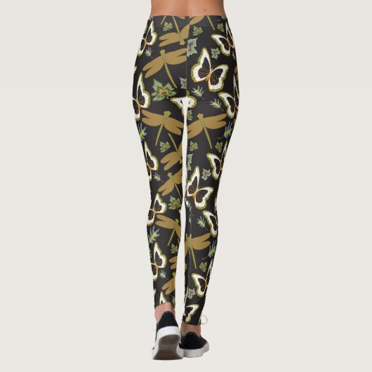 Floral Pattern Leggings (Achterkant)