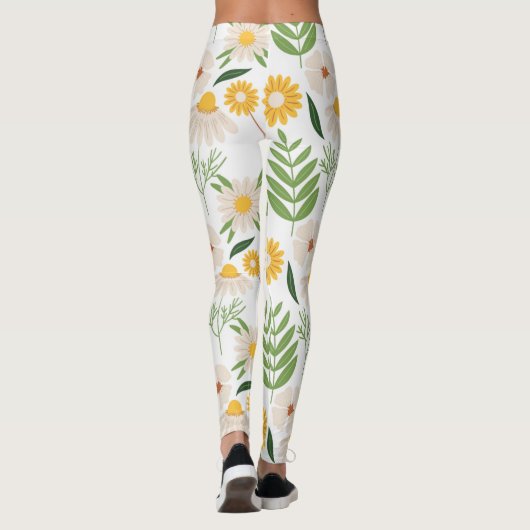 Floral Pattern Leggings (Achterkant)