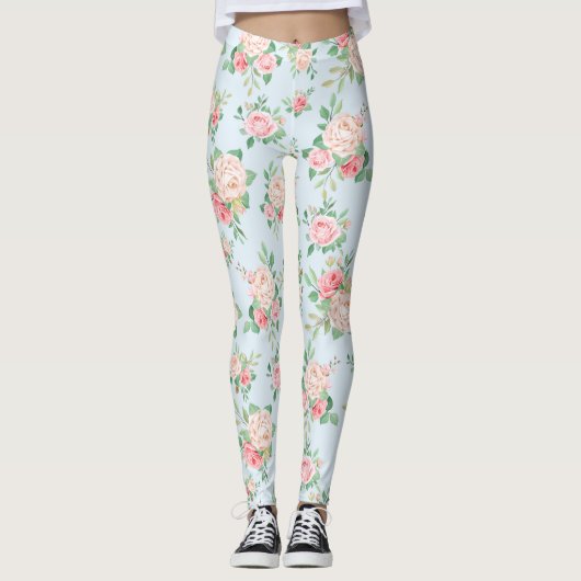 Floral Pattern Leggings (Voorkant)