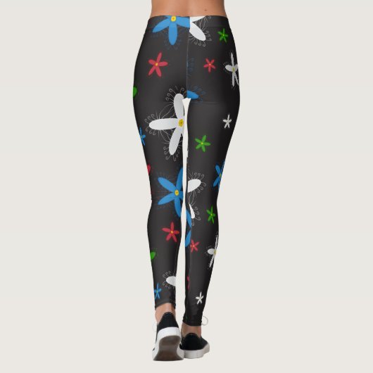 Floral Pattern Leggings (Achterkant)