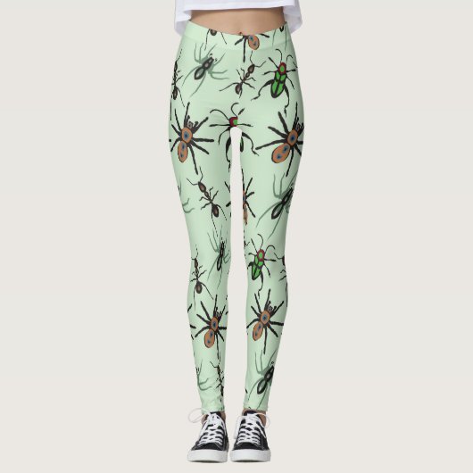  Floral Pattern Leggings (Voorkant)