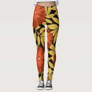Floral Pattern Leggings