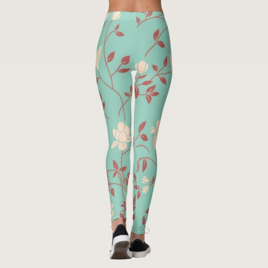 Floral Pattern Leggings (Achterkant)
