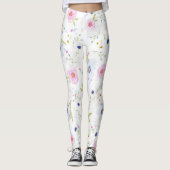  Floral Pattern Leggings (Voorkant)