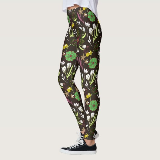 Floral Pattern Leggings (Links)