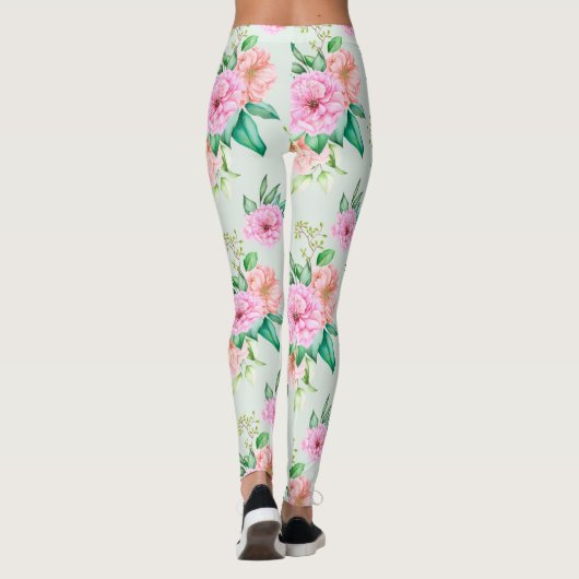 Floral Pattern Leggings (Achterkant)
