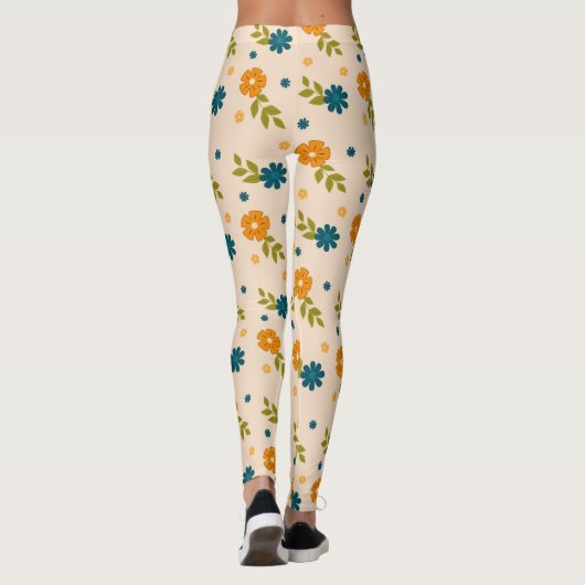 Floral Pattern Leggings (Achterkant)