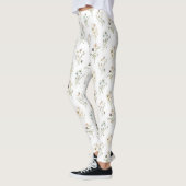Floral Pattern-Leggings Leggings (Links)