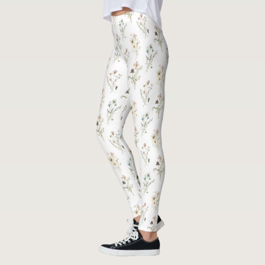 Floral Pattern-Leggings Leggings (Links)