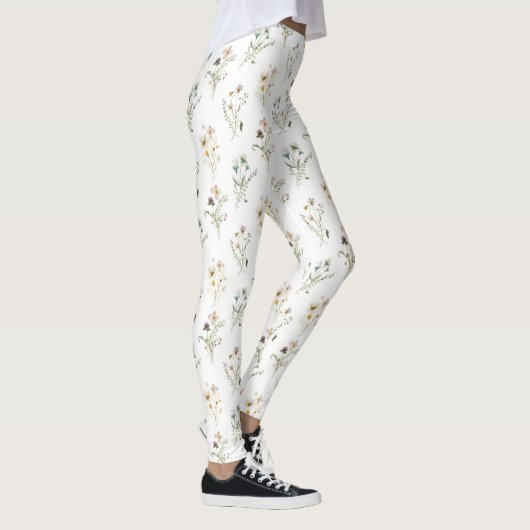 Floral Pattern-Leggings Leggings (Rechts)
