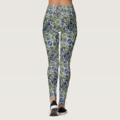 Floral Pattern-Leggings Leggings (Achterkant)