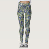 Floral Pattern-Leggings Leggings (Voorkant)
