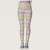 Floral Pattern-Leggings Leggings (Voorkant)