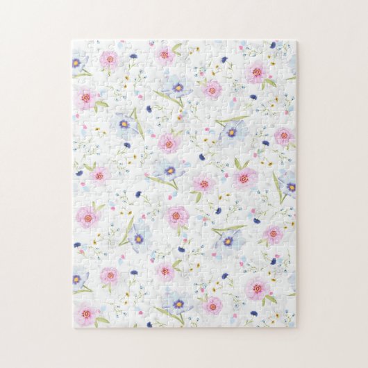  Floral Pattern Legpuzzel (Verticaal)