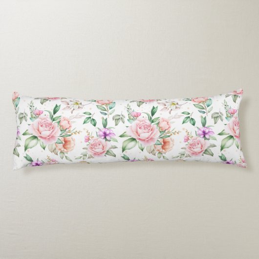 Floral Pattern Lichaamskussen (Achterkant)