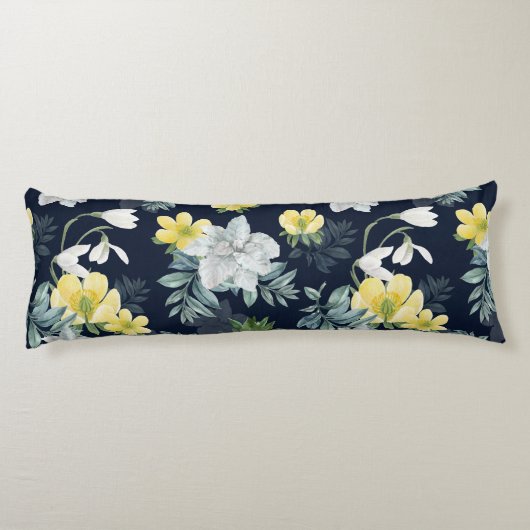 Floral Pattern Lichaamskussen (Achterkant)