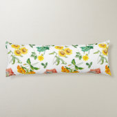 Floral Pattern Lichaamskussen (Achterkant)