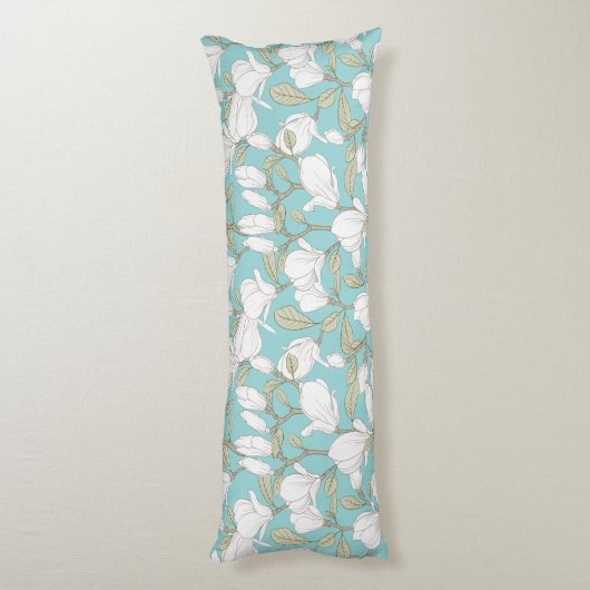 Floral Pattern Lichaamskussen (Achterkant (Verticaal))