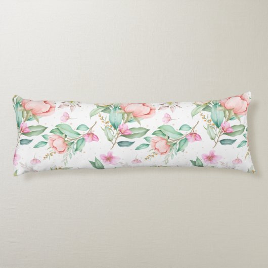 Floral Pattern Lichaamskussen (Achterkant)