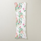 Floral Pattern Lichaamskussen (Voorkant Verticaal)