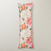 Floral Pattern Lichaamskussen (Achterkant (Verticaal))