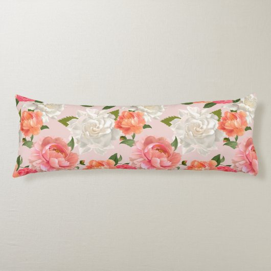 Floral Pattern Lichaamskussen (Voorkant)
