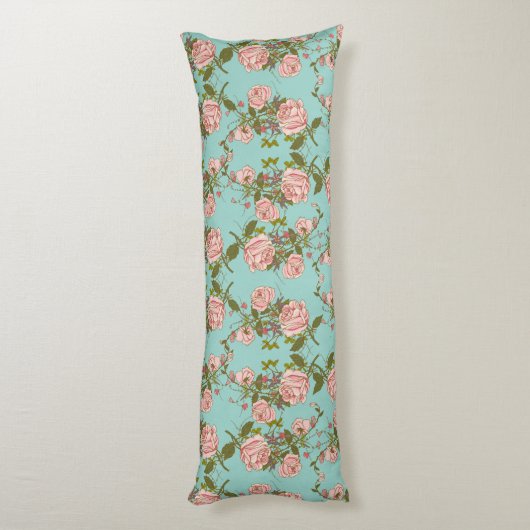 Floral Pattern Lichaamskussen (Achterkant (Verticaal))