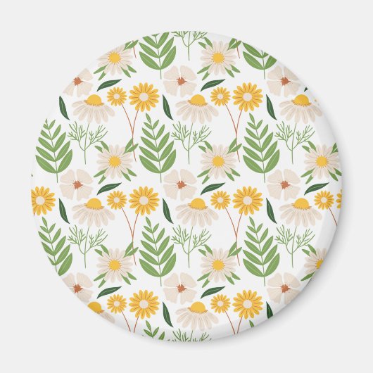 Floral Pattern Magneet (Voorkant)