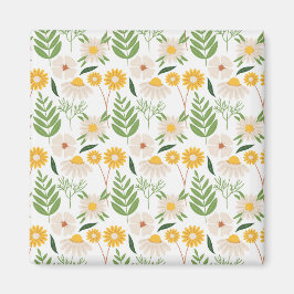 Floral Pattern Magneet