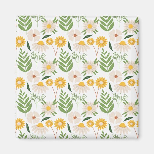 Floral Pattern Magneet (Voorkant)