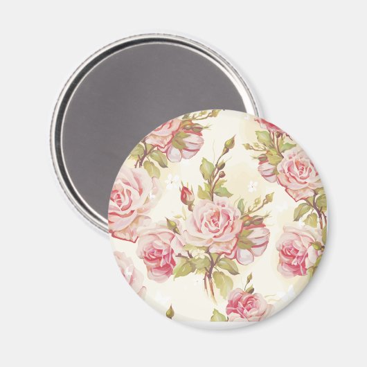 Floral Pattern Magneet (Voorkant / Achterkant)