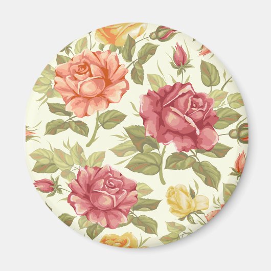 Floral Pattern Magneet (Voorkant)