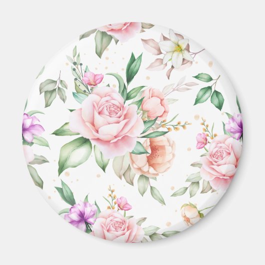 Floral Pattern Magneet (Voorkant)