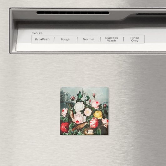 Floral Pattern Magnet (Insitu (Vaatwasser))