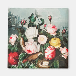 Floral Pattern Magnet