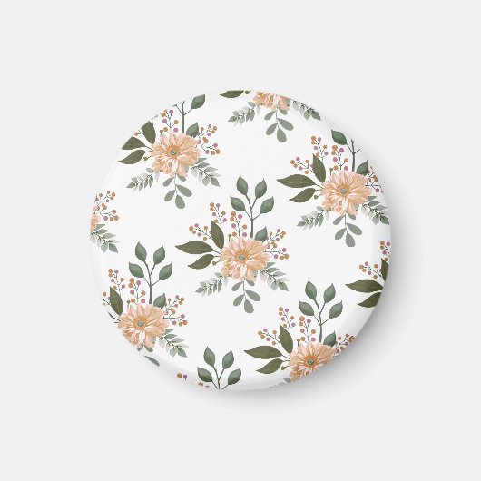 Floral Pattern Magnet (Voorkant)