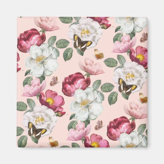 Floral Pattern Magnet (Voorkant)