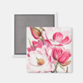 Floral Pattern Magnet (Voorkant / Achterkant)