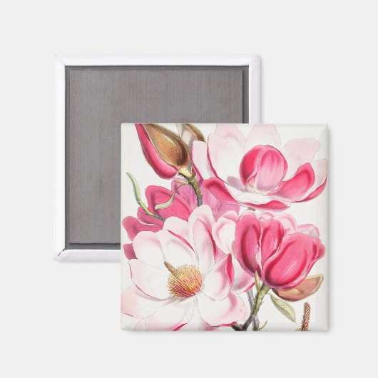 Floral Pattern Magnet (Voorkant / Achterkant)