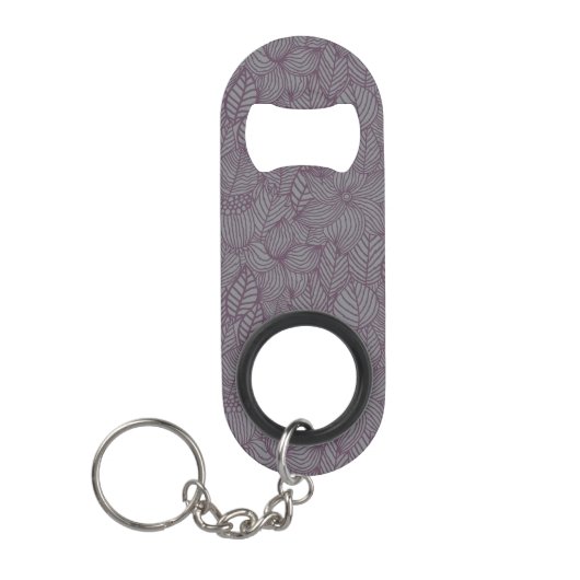 Floral Pattern Mini Flessenopener (Voorkant)
